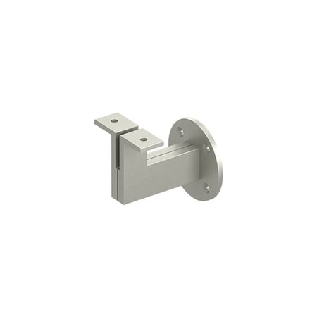 Deltana Heavy Duty Modern Handrail Bracket with 3-1/4 Projection Satin Nickel Finish HRBM325U15